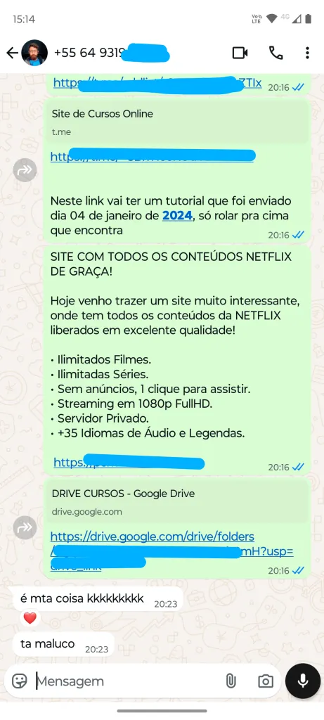 Feedback Download Cursos Pirata 9