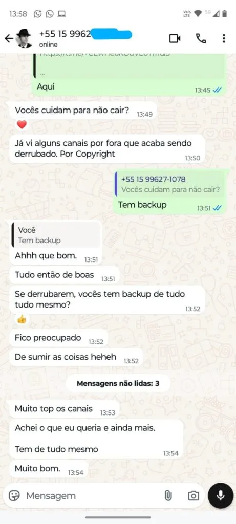 Feedback Download Cursos Pirata 3