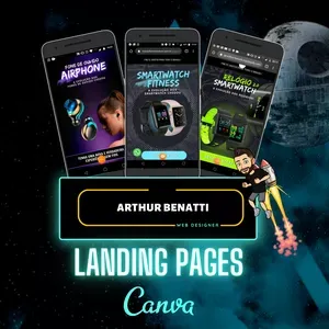 Capa: Landing Canva – Arthur benatti