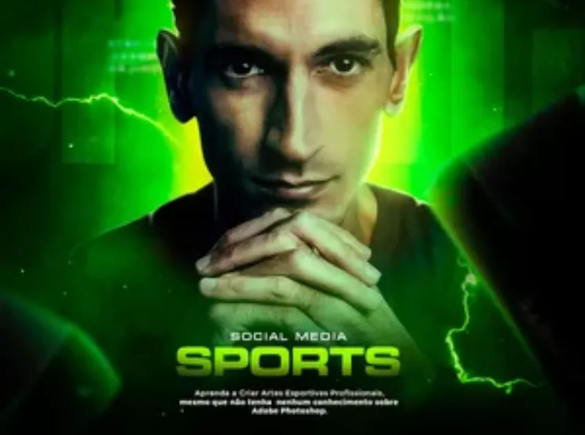 Capa: SOCIAL MEDIA SPORTS CURSO DE DESIGN GRÁFICO