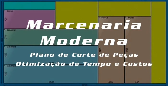 Capa: Marcenaria Moderna – Plano de Corte de Peças