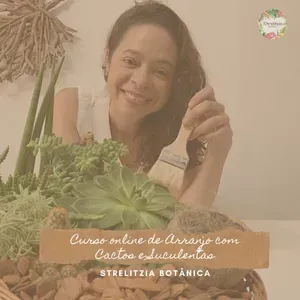 Capa: Curso Online de Arranjos com Suculentas