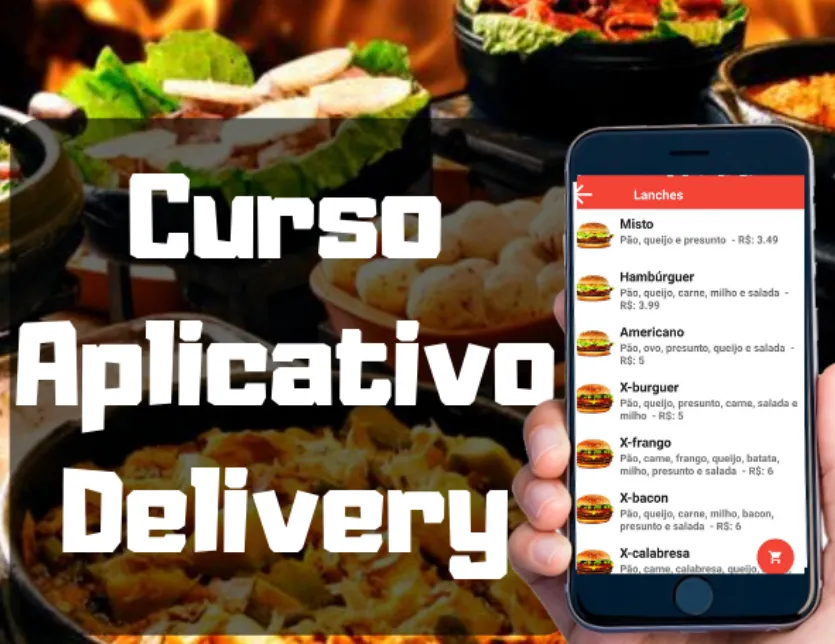 Capa: CURSO APLICATIVO DELIVERY – DEIVID ROTHEN
