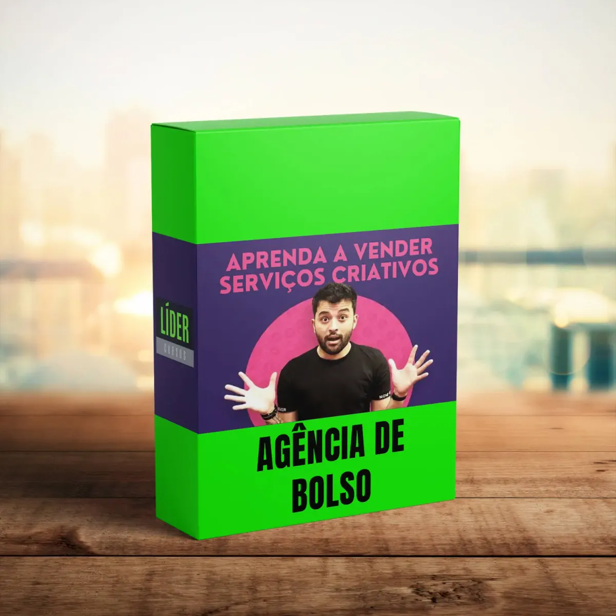 Capa: Curso como Vender Serviços de Midias Sociais – Agencia de Bolso