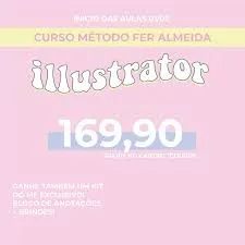 Capa: Curso de illustrator – Método Fer Almeida