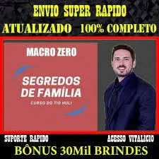 Capa: CURSO Tio Huli – Marco Zero & Segredos de Família