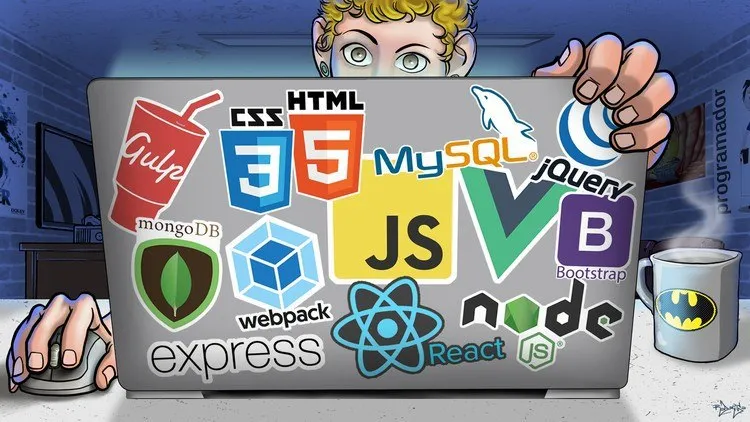 Capa: Curso Web Moderno Completo com JavaScript 2020 + Projetos