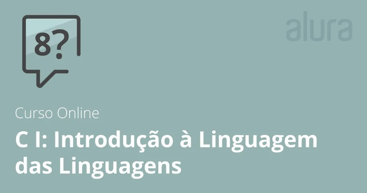 Capa: C I: Introdução à Linguagem das Linguagens