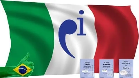 Capa: ▶️ Curso completo de Italiano para brasileiros – PontoItaliano ◀️