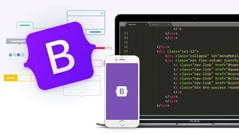 Capa: ▶️ Bootstrap 5 – Crie Sites de Forma Ágil e Moderna (2021) ◀️