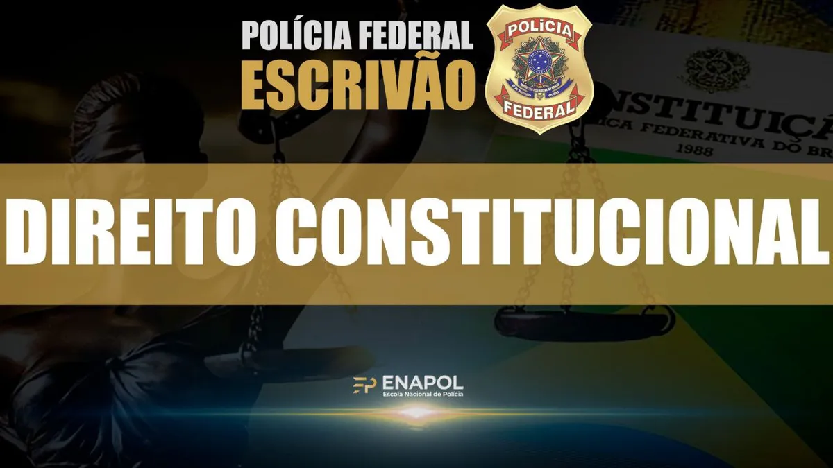 Capa: Polícia Federal (Agente de Polícia) Direito Constitucional – 2023 (Pré-Edital)