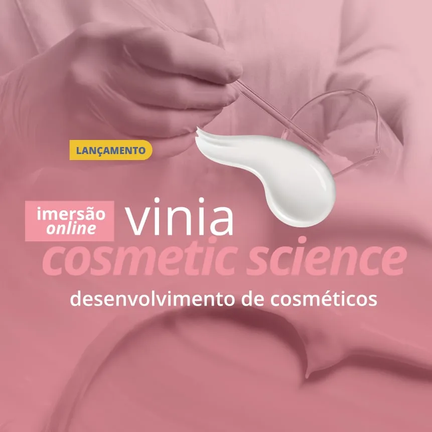 Capa: Vinia Cosmetic Science – Desenvolvimento de cosméticos online