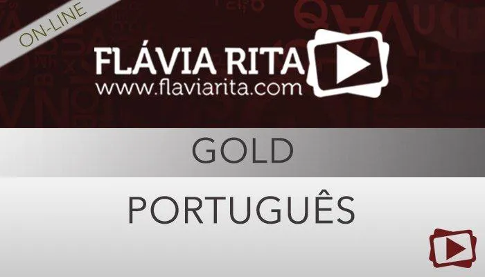 Capa: Português GOLD – Flávia Rita