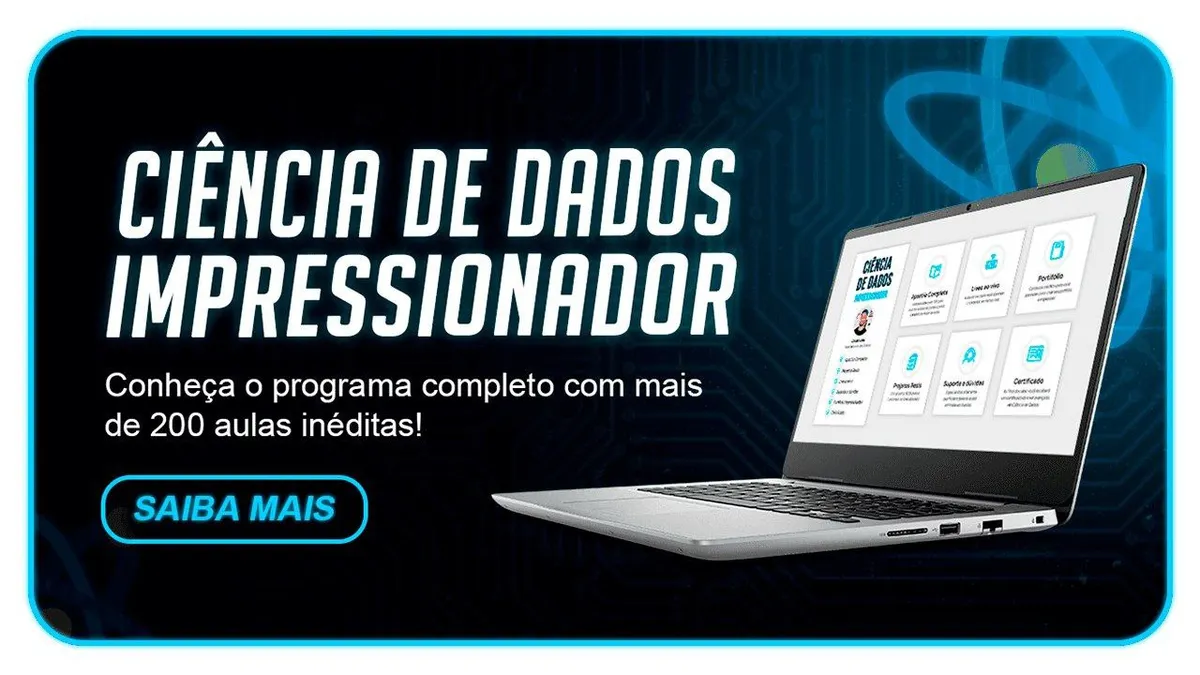 Capa: Ciência de Dados Impressionador