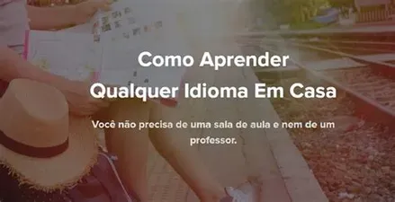 Capa: Como Aprender Qualquer idioma sozinho em casa – DGB