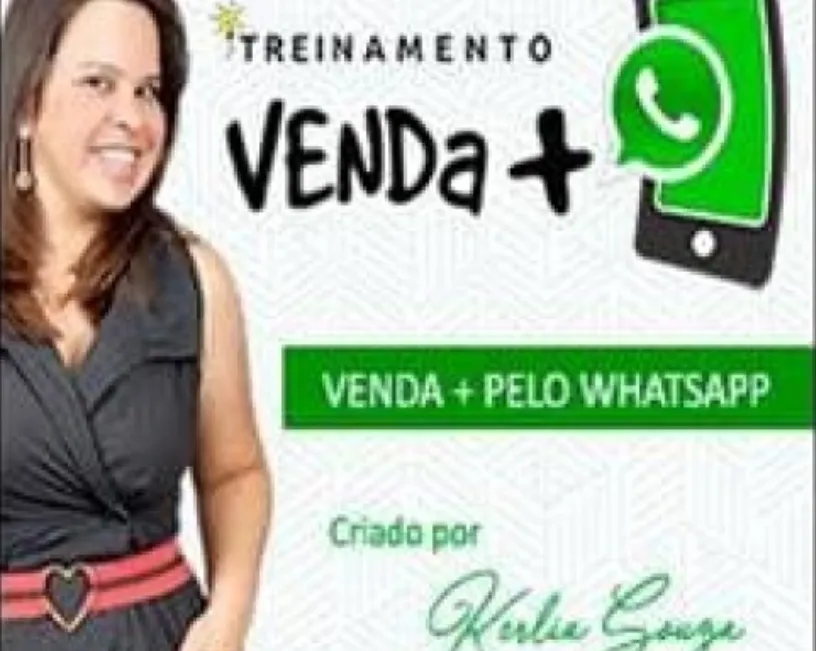 Capa: TREINAMENTO PARA VENDER MAIS NO ZAP- KERLIA SOUSA